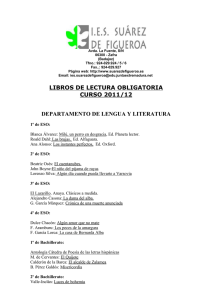 LIBROS DE LECTURA OBLIGATORIA 2011-12