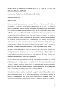 PROBLEMÁTICAS  SOCIALES  INVISIBILIZADAS  EN  EL ... ESTUDIO DE CASO: PEZ LUNA