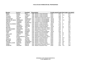 LISTA DEFINITIVA ERASMUS 2010 2011 INGL S