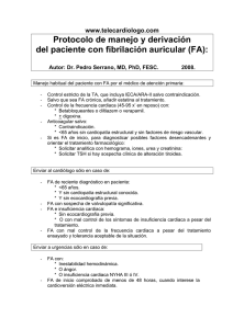 1.2.- Protocolo de manejo y derivaciÃ³n del paciente con fibrilaciÃ³n auricular