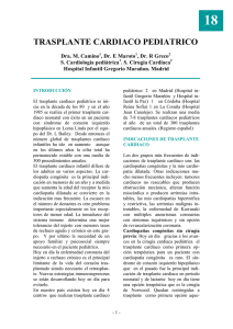 18.- Transplante cardiaco pediÃ¡trico.