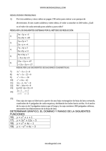 sistema de ecuaciones 2 2