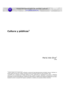 Cultura y públicos