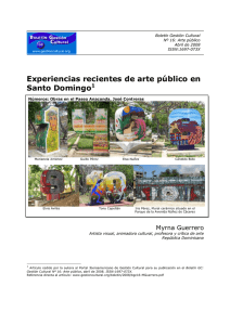 Experiencias recientes de arte público en Santo Domingo
