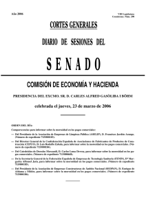 Comparecencia del Director General de CEPCO en la Comisi n de Econom a y Hacienda del Senado