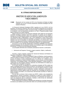 Publicada la declaraci n ambiental estrat gica del Plan Estatal de Residuos.