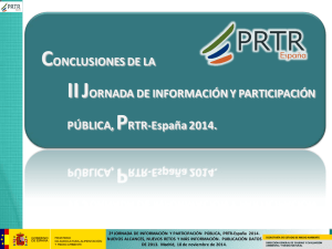 Conclusiones de la II Jornada de Información y Participación pública PRTR-España