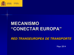 Presentaci n sobre el Mecanismo Conectar Europa para infraestructuras