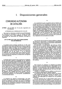 Ver Ley 6/1993, de 15 de julio, reguladora de los residuos de Cataluña