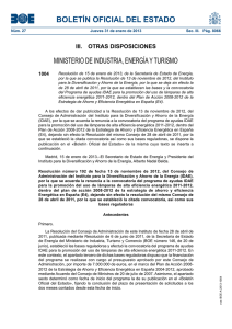 BOLETÍN OFICIAL DEL ESTADO MINISTERIO DE INDUSTRIA, ENERGÍA Y TURISMO 1004