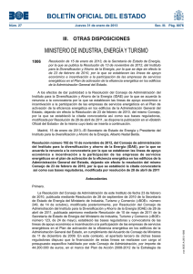 BOLETÍN OFICIAL DEL ESTADO MINISTERIO DE INDUSTRIA, ENERGÍA Y TURISMO 1006