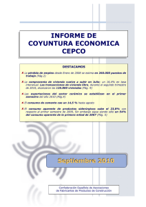 INFORME DE COYUNTURA ECONOMICA CEPCO DESTACAMOS