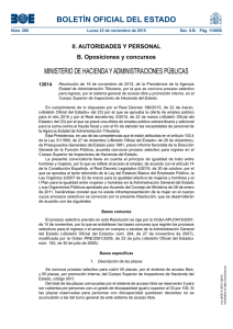 BOLETÍN OFICIAL DEL ESTADO MINISTERIO DE HACIENDA Y ADMINISTRACIONES PÚBLICAS