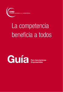 Guía de la Comisión Nacional de la Competencia para asociaciones empresariales