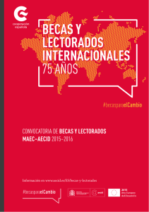 BECAS Y LECTORADOS MAEC–AECID n en www.aecid.es/ES/b