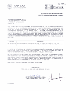 Carta Invitación Obra No. 2014301310412