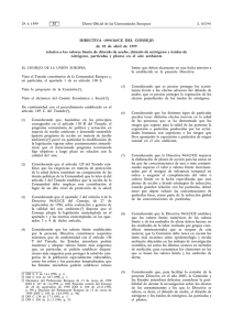 Directiva 1999/30/CE
