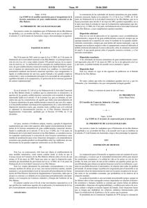 Ley 9/2005, de 21 de junio, de Cooperación para el Desarrollo - Islas Baleares