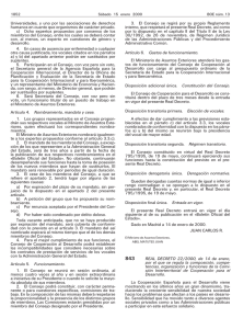 Real Decreto 22/2000, de 14 de enero, por el que se regula la composición, competencias, organización y funciones de la Comisión Interterritorial de Cooperación para el desarrollo