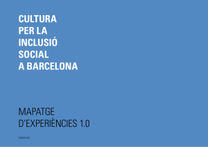Cultura per la Inclusió Social a Barcelona<br /><em>Cultura para la Inclusión Social en Barcelona</em>