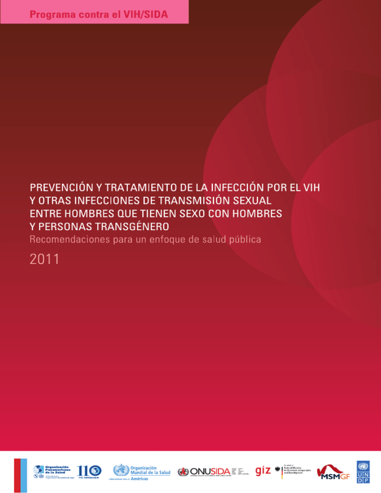 Prevención Y Tratamiento De La Infección Por El Vih Y Otras Infecciones De Transmisión Sexual 6608