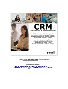 CRM: Administración de Relación con los Clientes
