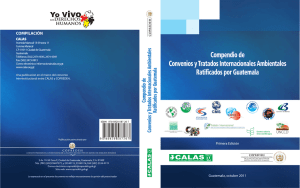 Compendio de Convenios y Tratados Internacionales Ambientales Ratificados por Guatemala