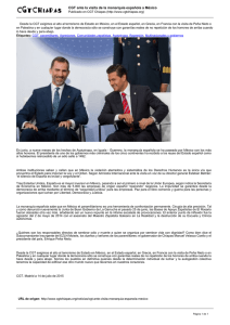 CGT ante la visita de la monarquía española a México