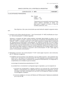 [b]COMUNICACION A 4676. 5/6/2007.