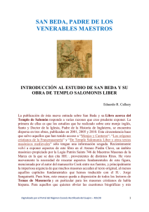San Beda, Padre de los Venerables Maestros - Eduardo R. Callaey