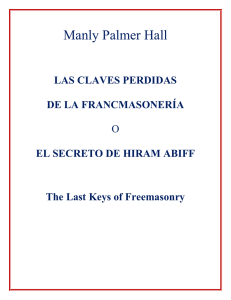 Manly P. Hall - Las Claves Pérdidas de la Francmasonería