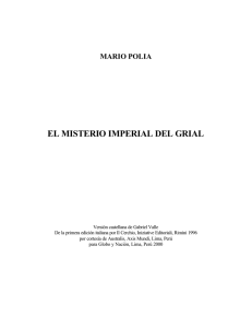 Mario Polia - El Misterio Imperial del Grial