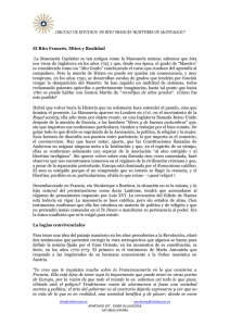 Círculo Roettiers de Montaleau - El Rito Francés Moderno - Mitos y Realidad