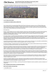 Comunicado CNI y EZLN: Alerta Máxima Xochicuautla y Ostula