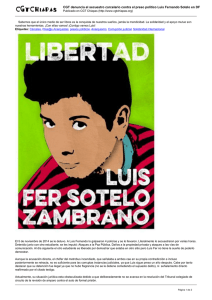 CGT denuncia el secuestro carcelario contra el preso político Luis...