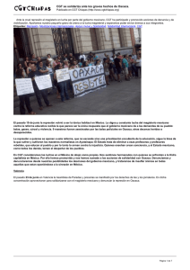 CGT se solidariza ante los graves hechos de Oaxaca.
