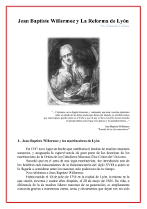 Jean-Baptiste Willermoz y la Reforma de Lyon