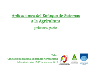 Aplicaciones del Enfoque de Sistemas a la Agricultura
