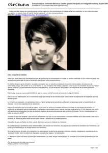 Comunicado de Fernando Bárcenas Castillo (preso anarquista en huelga de...