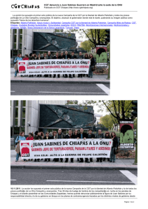 CGT denuncia a Juan Sabines Guerrero en Madrid ante la...