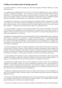 Manifiesto del Bloque Combativo y de Clase