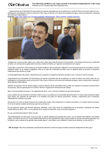 Tras liberación de Mario Luna, sigue cancelar el Acueducto Independencia:...