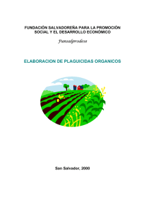 Plaguicidas organicos