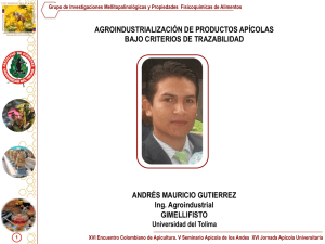 Trazabilidad en productos apicolas