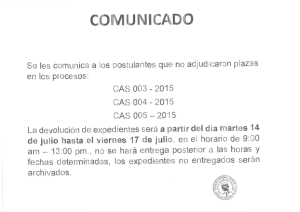 comunicado CAS 03-04-05
