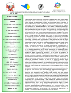 COMITÉ EDITORIAL Mitomanía Dirección Red de Salud Arequipa