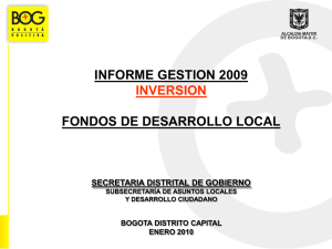 Informe de Gestión 2009