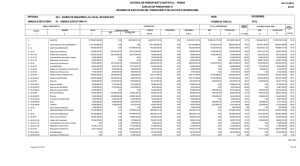 ANEXO 23. EJECUCIÓN DEL PRESUPUESTO DE GASTOS E INVERSIONES 2012