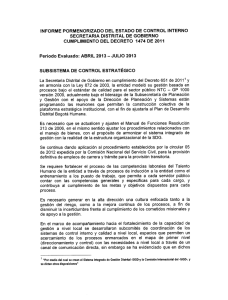 4 INFORME CONTROL INTERNO LEY 1474 DE 2011 PERIODO ABRIL 2013 - JULIO 2013