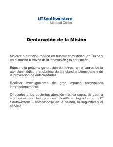 Mission Statement (Spanish)